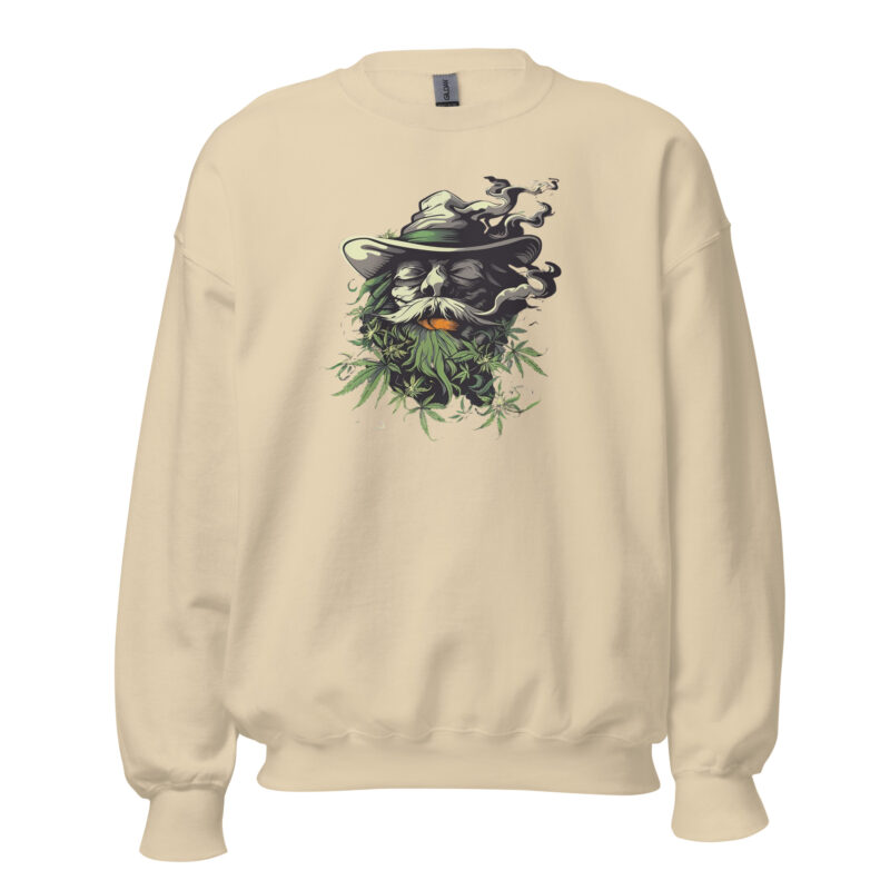 Smoking Wizard Unisex Sweatshirt - Image 5