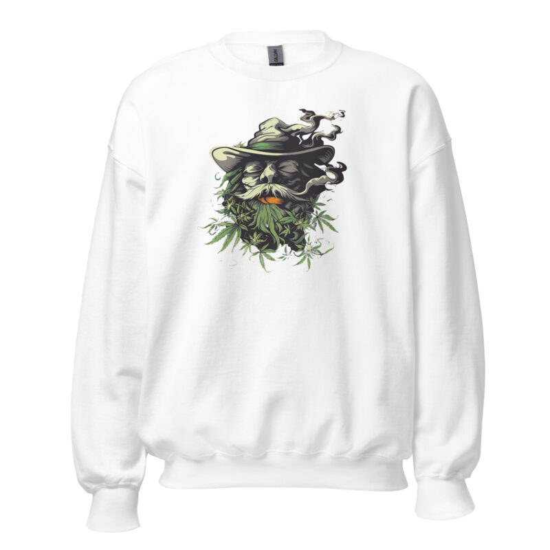 Smoking Wizard Unisex Sweatshirt - Image 7