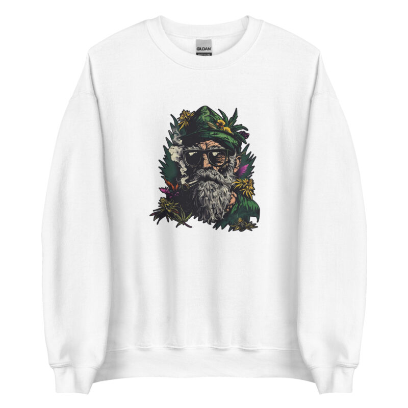 Hippie Bearded Man Unisex Sweatshirt - Image 7