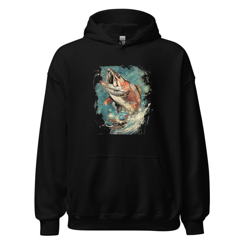 Jumping Salmon Unisex Hoodie