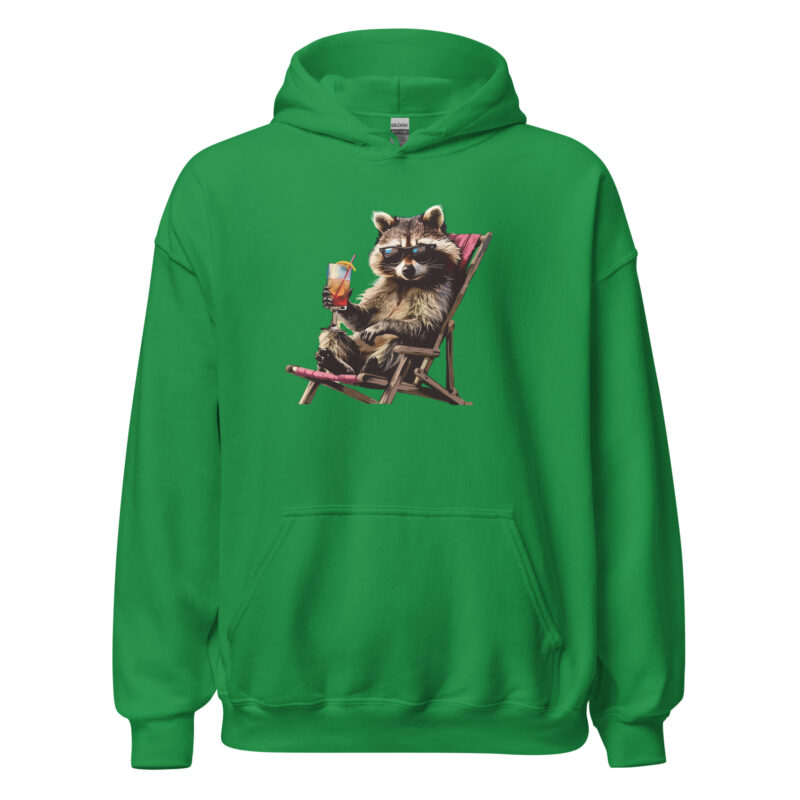 Coon on Vacation Unisex Hoodie - Image 6