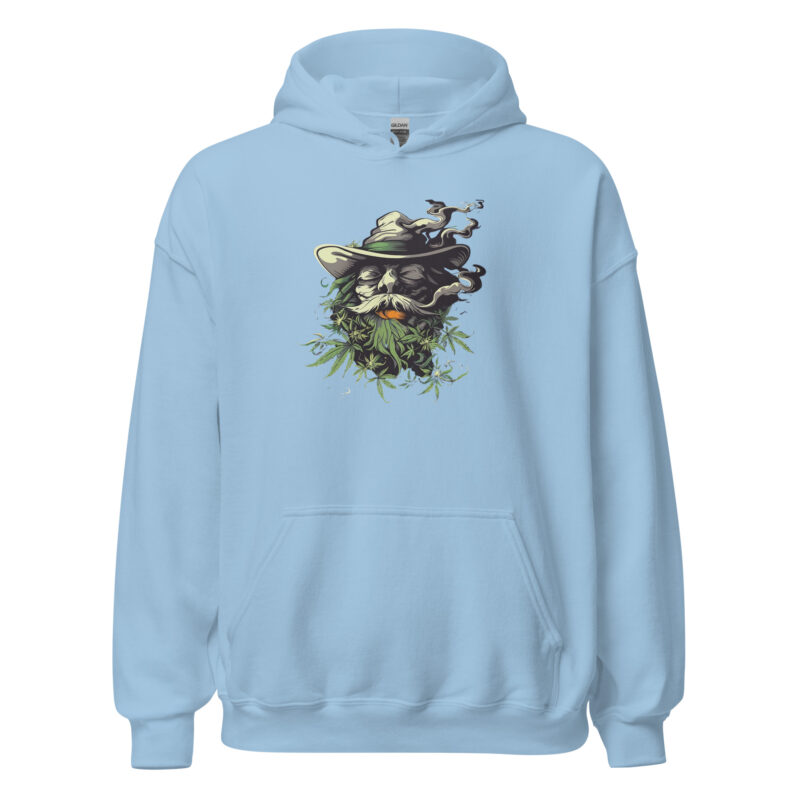 Smoking Wizard Unisex Hoodie - Image 5