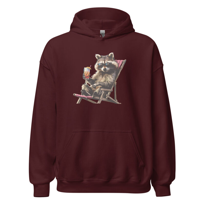 Coon on Vacation Unisex Hoodie - Image 4