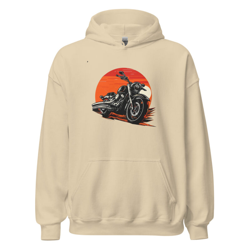 Vintage Motorcycle Unisex Hoodie - Image 6