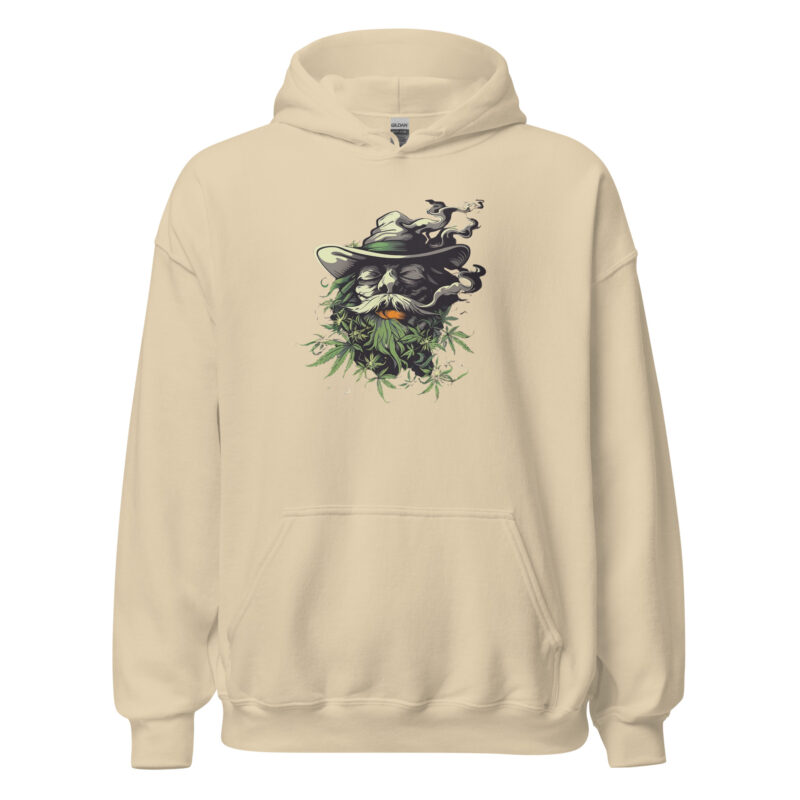 Smoking Wizard Unisex Hoodie - Image 6