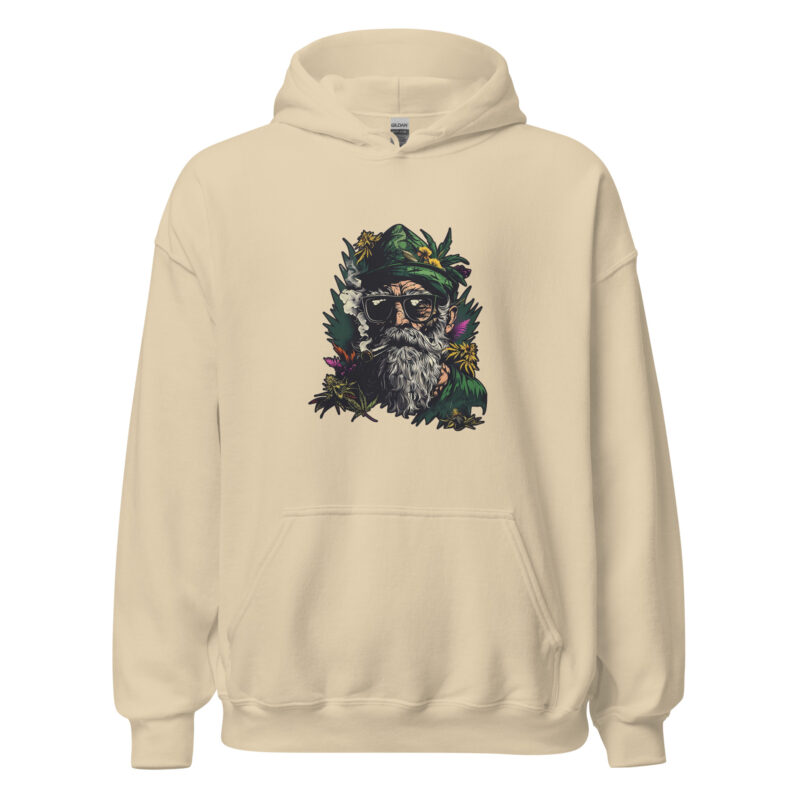 Hippie Bearded Man Unisex Hoodie