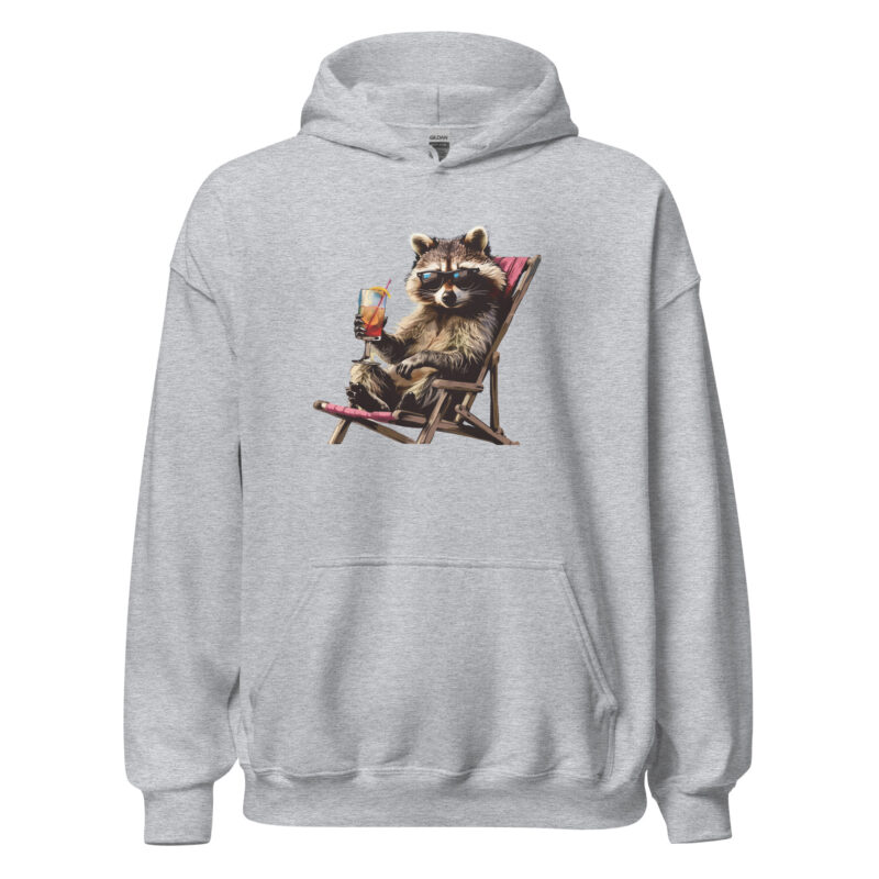 Coon on Vacation Unisex Hoodie - Image 7