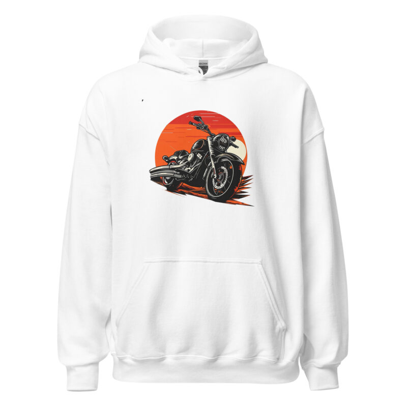 Vintage Motorcycle Unisex Hoodie - Image 8