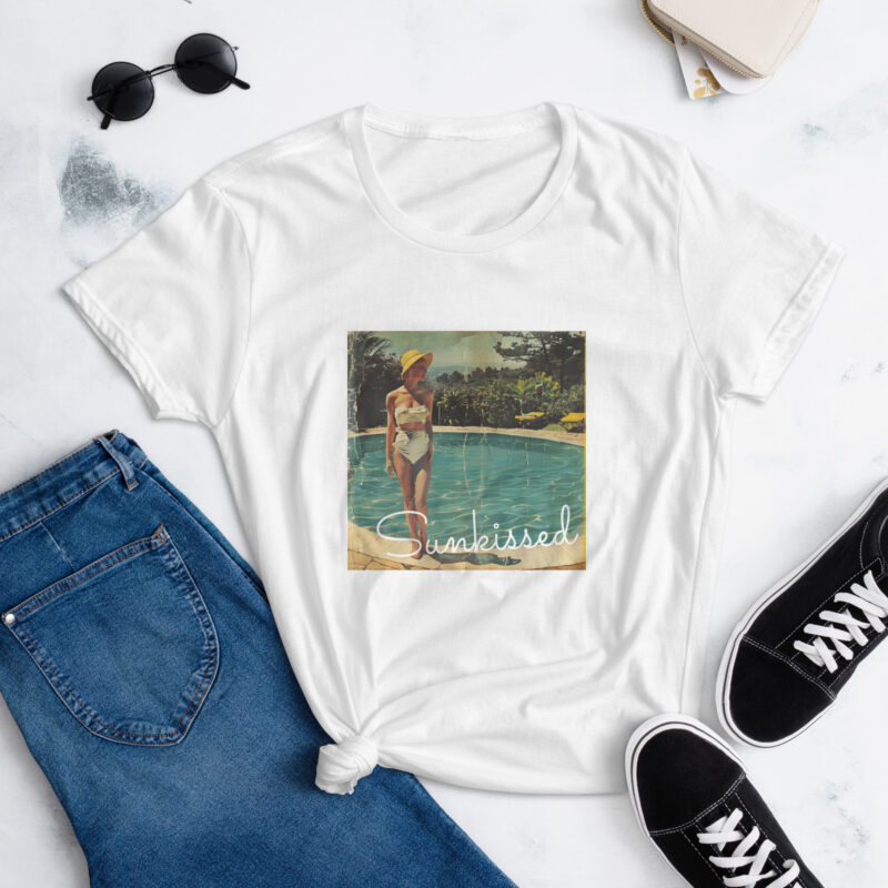 Vintage Poolside Graphic Tee – Sunkissed Design