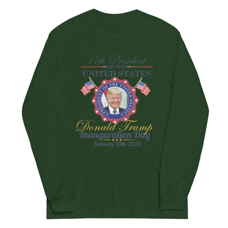 47th President Inauguration Day 2025 Men’s Long Sleeve Tee