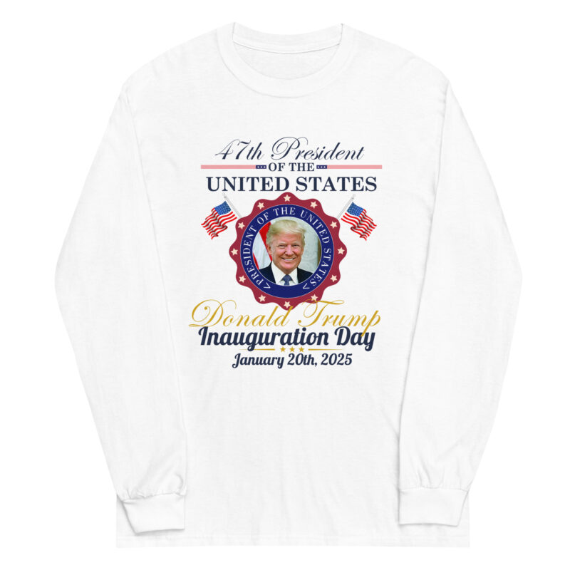 47th President Inauguration Day 2025 Men’s Long Sleeve Tee - Image 3