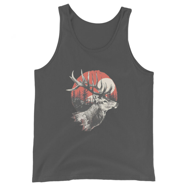 Majestic Deer Sunset Men's Tank Top - Image 3