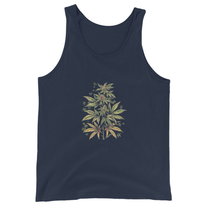 Botanical Cannabis Men's Tank Top - Image 3