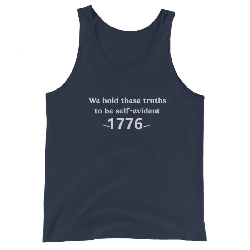 1776 Declaration Quote Men's Tank Top - Image 3