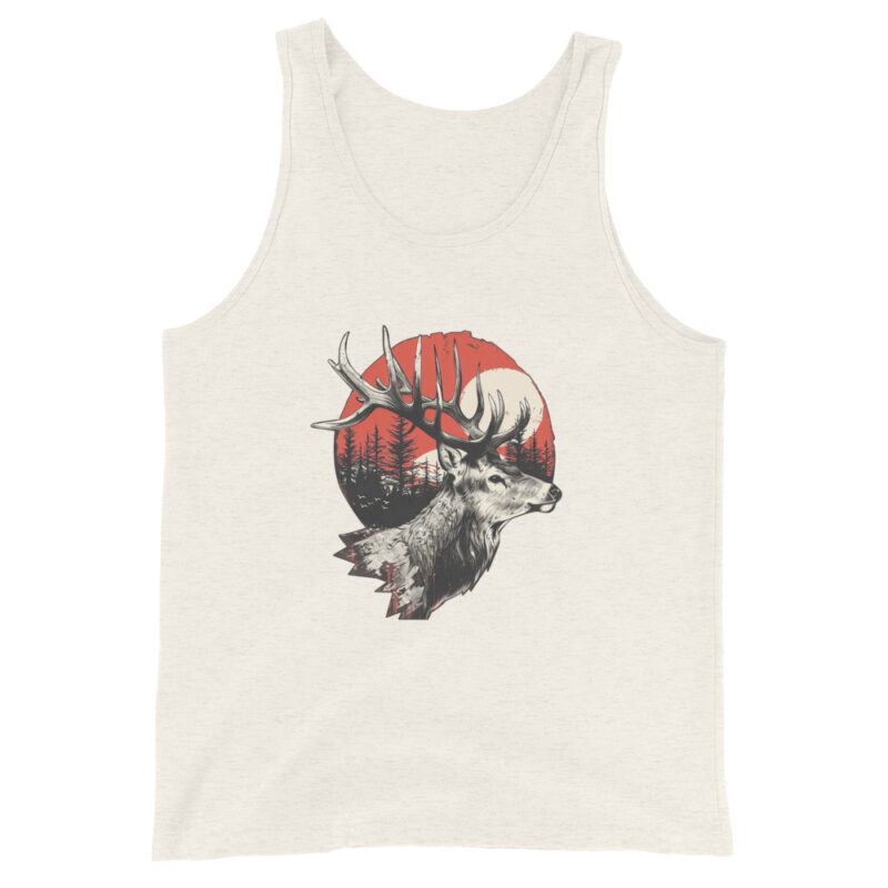 Majestic Deer Sunset Men's Tank Top - Image 5