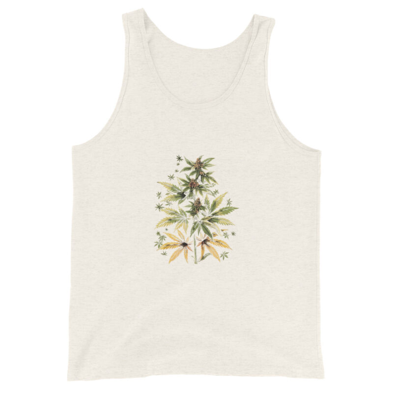 Botanical Cannabis Men's Tank Top - Image 6