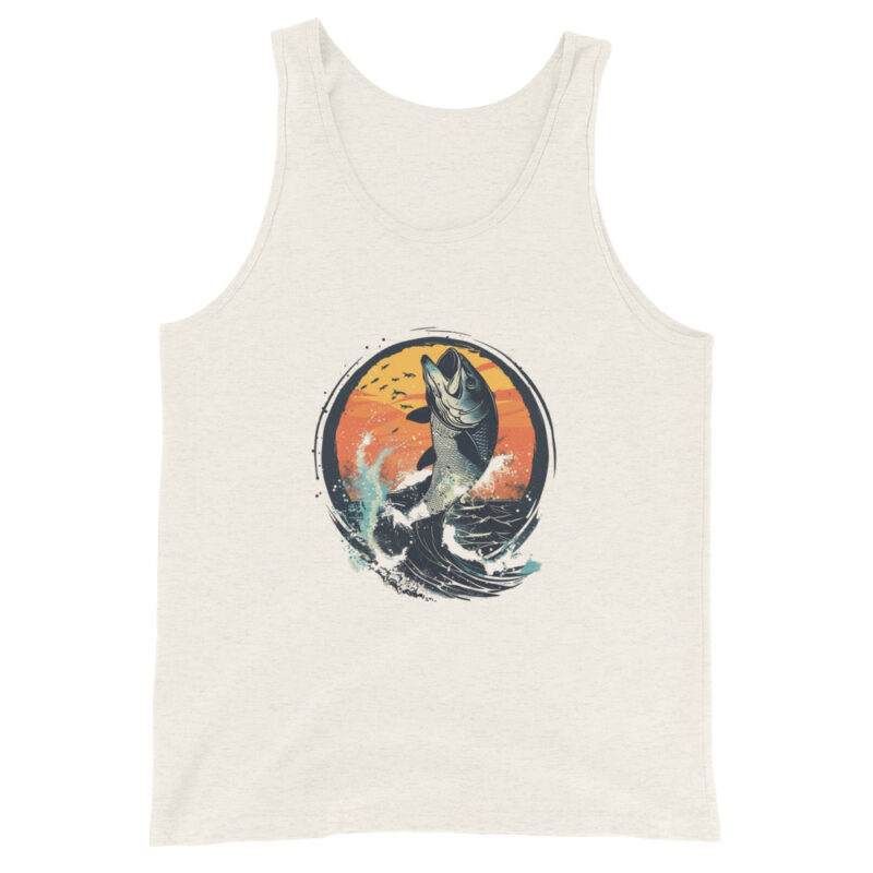 Sunset Bass Splash Men's Tank Top