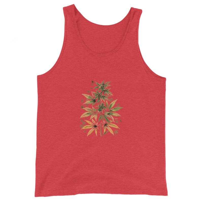 Botanical Cannabis Men's Tank Top - Image 5