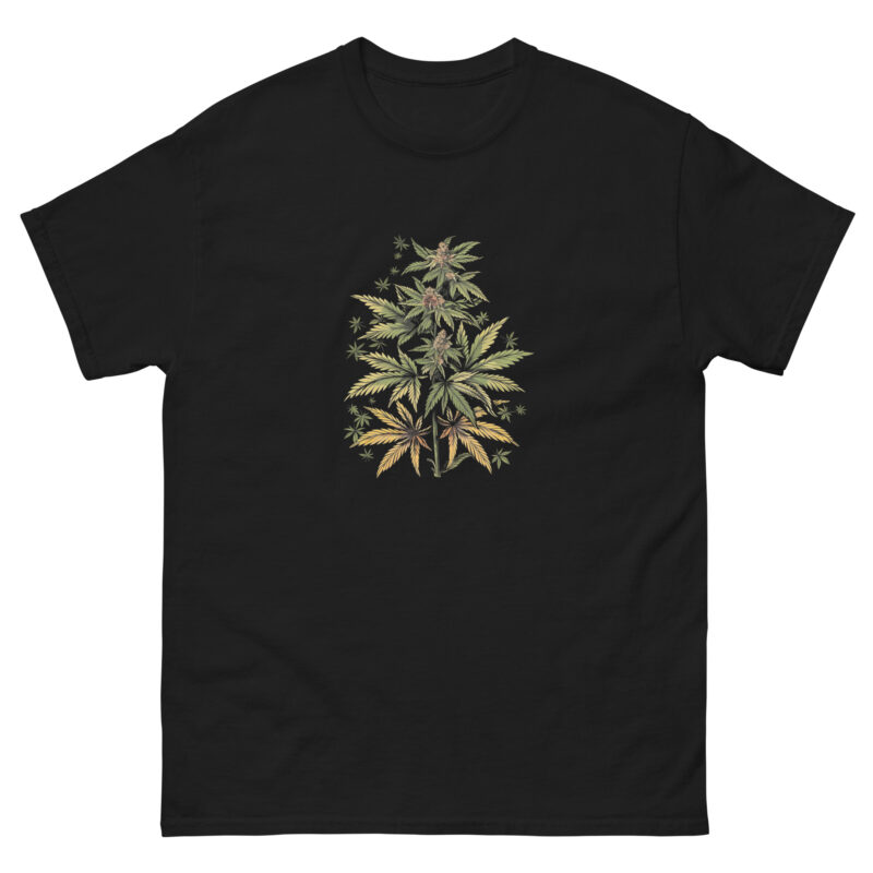 Botanical Cannabis Men's T-Shirt - Image 2