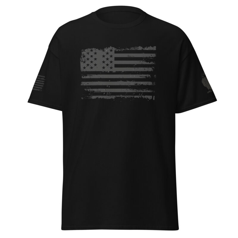 American Flag Patriotic Men's T-Shirt - Image 3