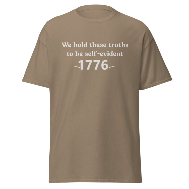 1776 Declaration Quote Men’s T-Shirt - Image 7