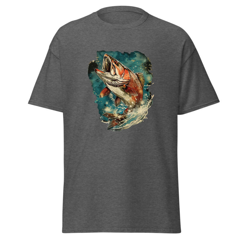 Majestic Bass Fishing Men's T-shirt - Image 4