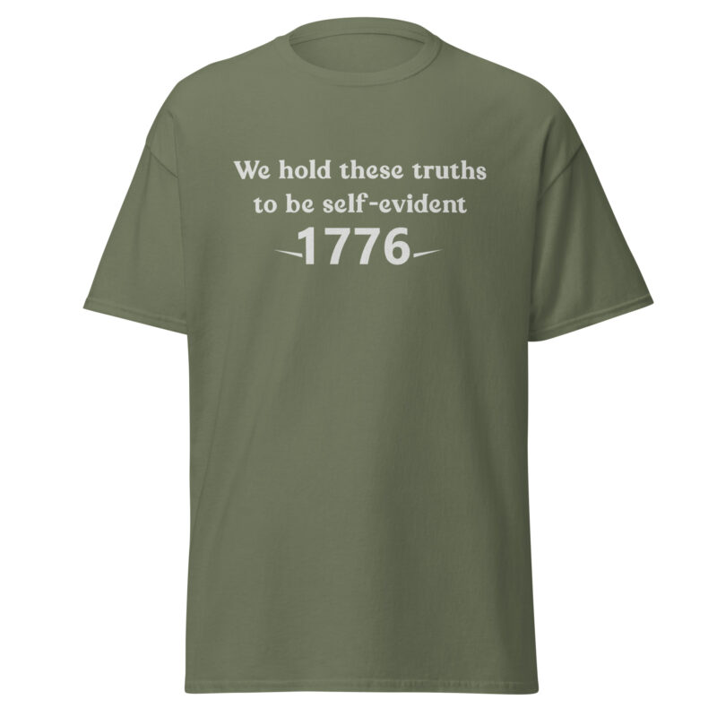 1776 Declaration Quote Men’s T-Shirt - Image 6