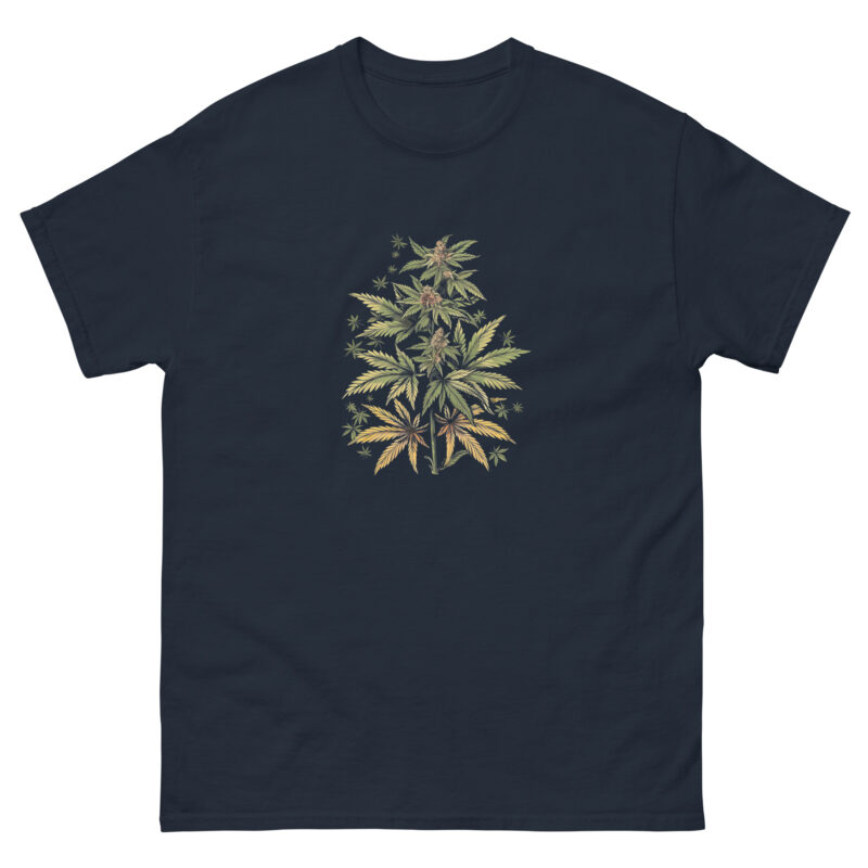 Botanical Cannabis Men's T-Shirt - Image 3