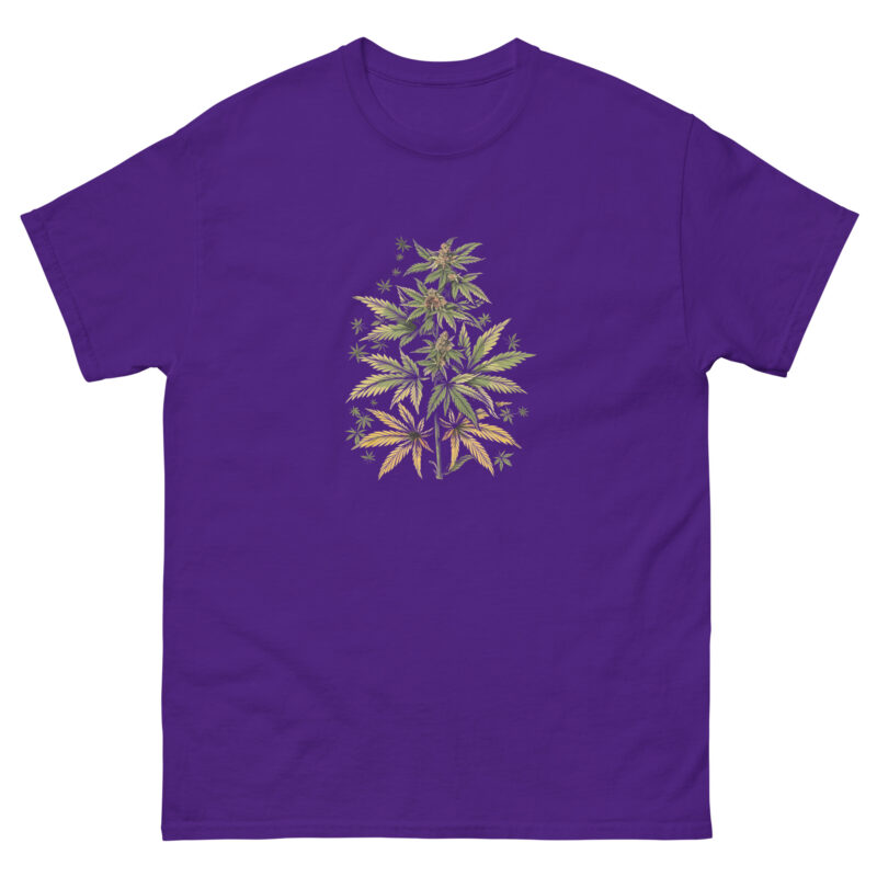 Botanical Cannabis Men's T-Shirt - Image 4