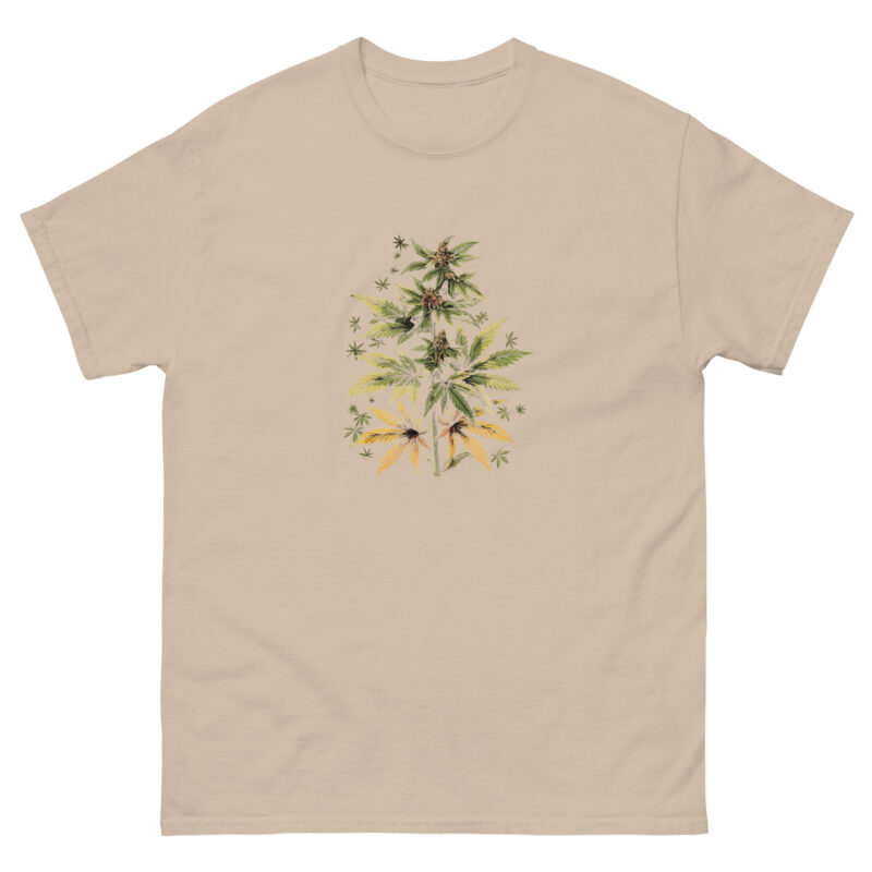 Botanical Cannabis Men's T-Shirt - Image 6