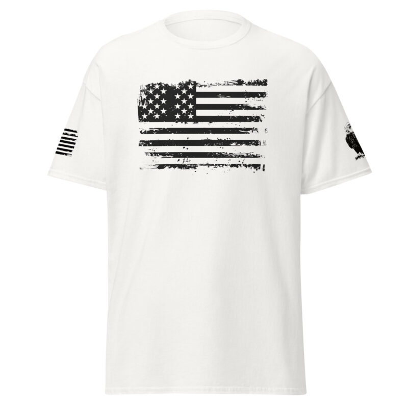 American Flag Patriotic Men's T-Shirt - Image 6