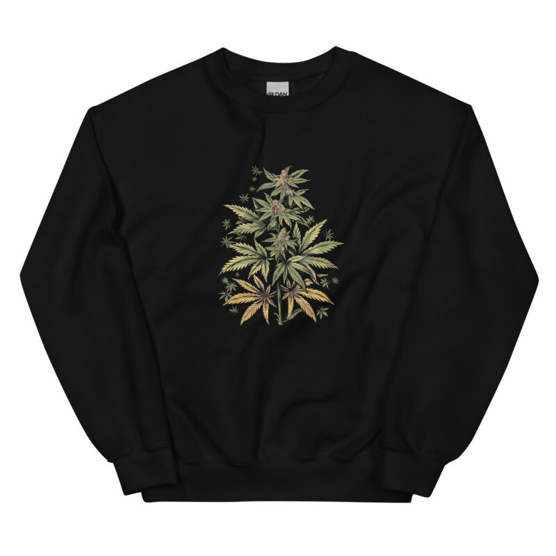 Botanical Cannabis Unisex Sweatshirt