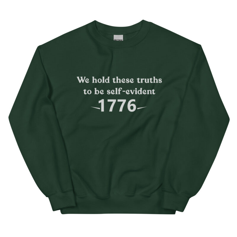 1776 Declaration Quote Unisex Sweatshirt - Image 5