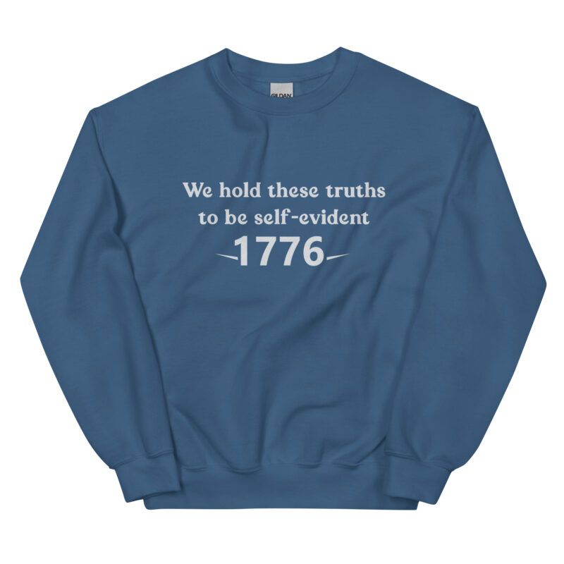 1776 Declaration Quote Unisex Sweatshirt - Image 9