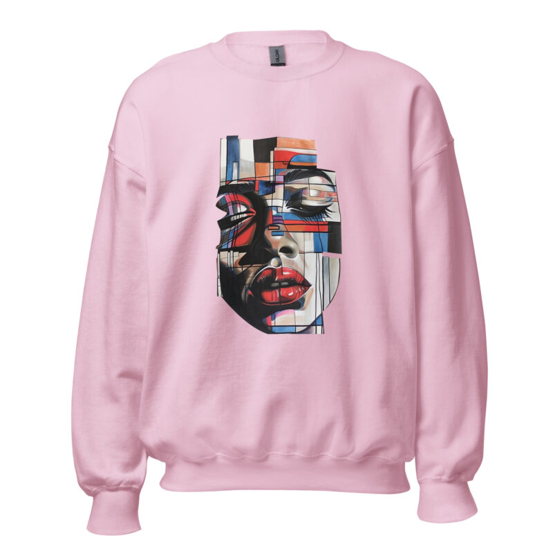 Abstract Face Art Unisex Sweatshirt