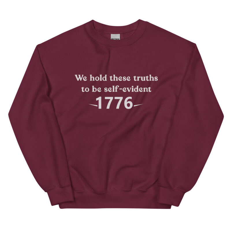 1776 Declaration Quote Unisex Sweatshirt - Image 4