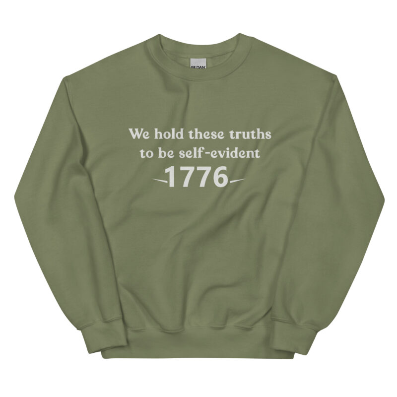 1776 Declaration Quote Unisex Sweatshirt - Image 10