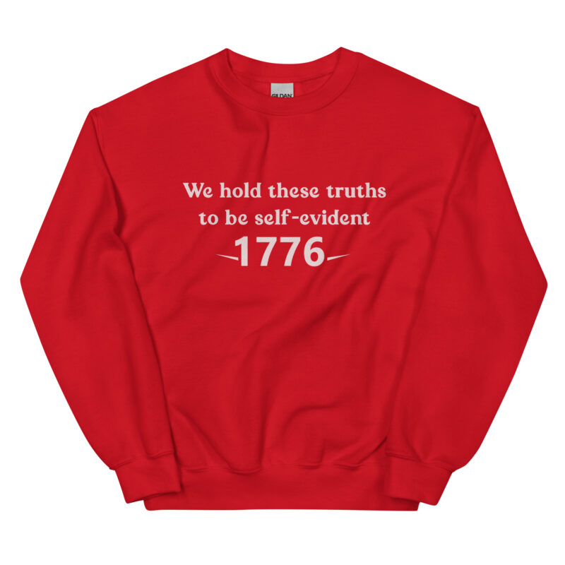 1776 Declaration Quote Unisex Sweatshirt - Image 6