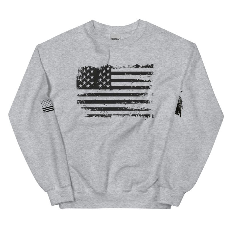 American Flag Patriotic Unisex Sweatshirt - Image 2