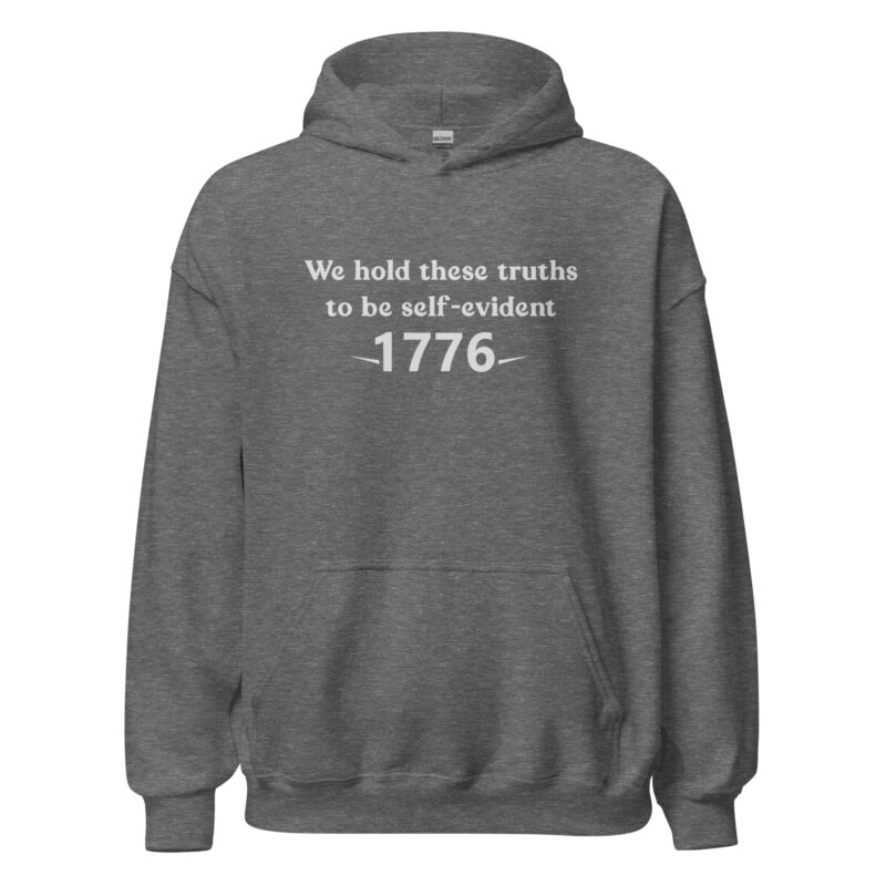 1776 Declaration Quote Unisex Hoodie - Image 11