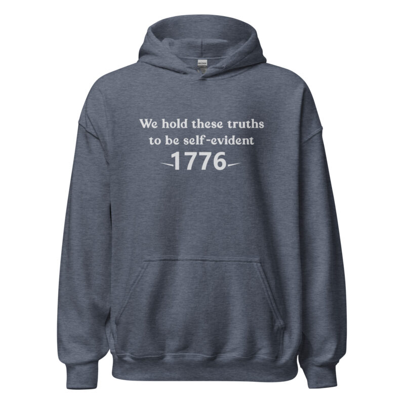 1776 Declaration Quote Unisex Hoodie - Image 10