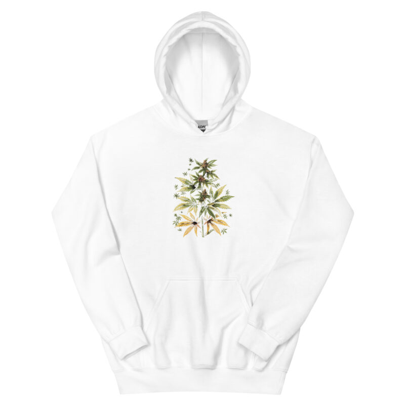 Botanical Cannabis Unisex Hoodie - Image 4