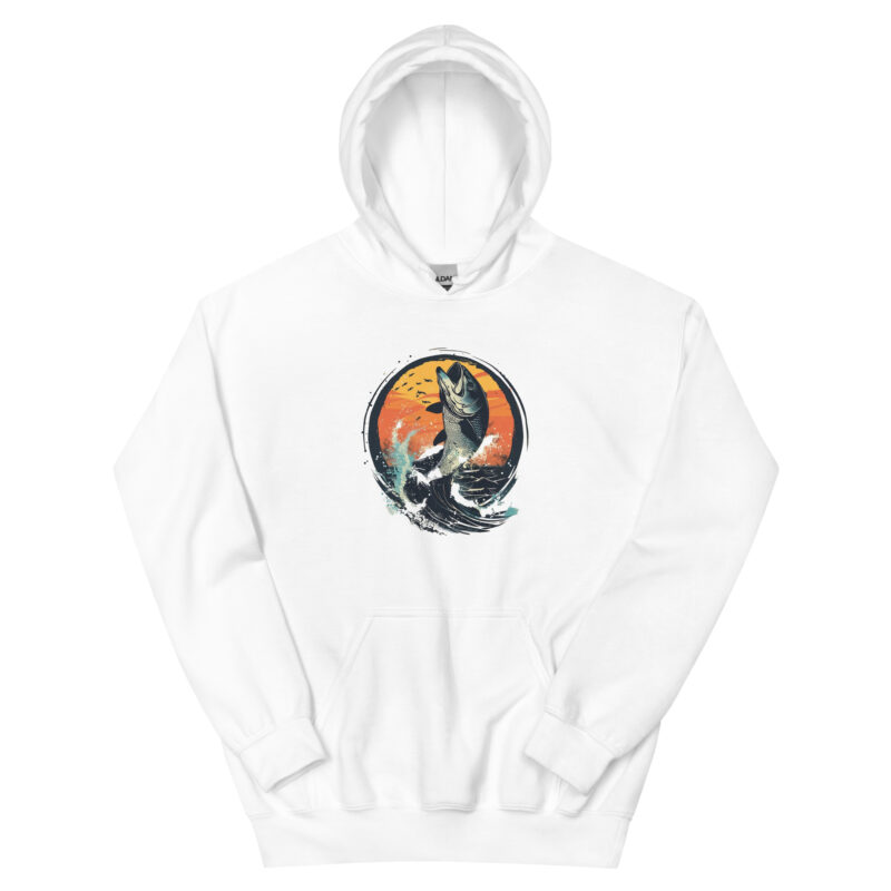 Sunset Bass Splash Unisex Hoodie